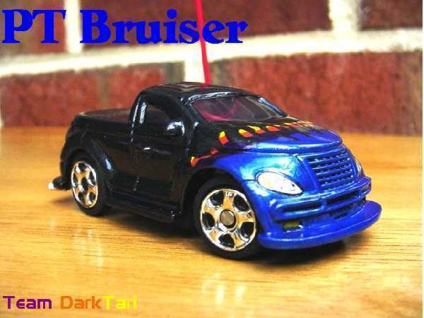 Da Bruiser's Back In Town......
This was done for my nephew.  He traded the body to me for a SeriesI Mustang GT body, so I DarkTarized it and gave it back.....
