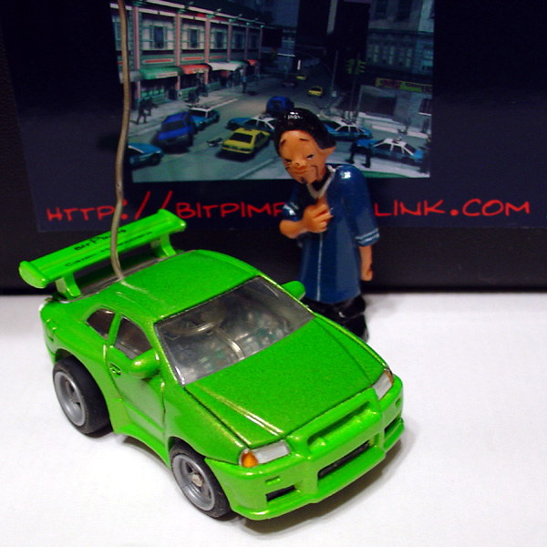 Candy Apple GTR-R34
There are actually two hue's of green here.

[url=http://bitpimps.lixlink.com/pages/phpForum/viewtopic.php?t=5662]Click here to discuss.[/url]
Keywords: bitpimps custom modifications micro rc hobbico microsizers nissan skyline gtr-r34 candy apple cabowabo pullback wheels paint job