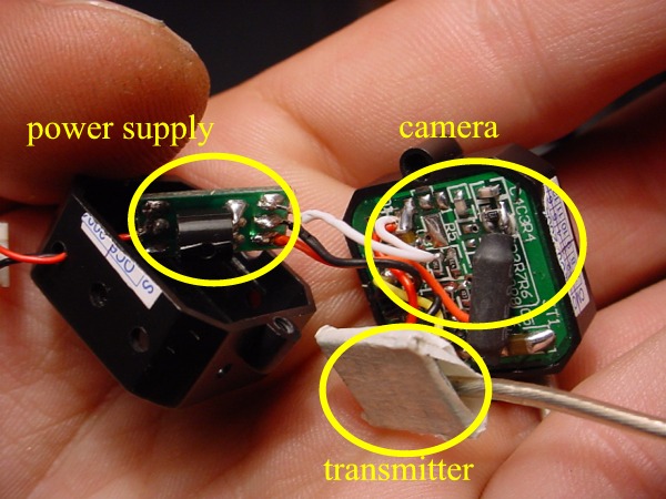 wireless camera insides
