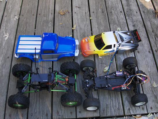 ax10 scorpion and rustler
So, a Crawler and a Stadium truck walk into a bar...

